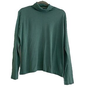 WinterSilks Turtleneck Base Layer 100%Silk Relaxed Fit Women’s Size Large